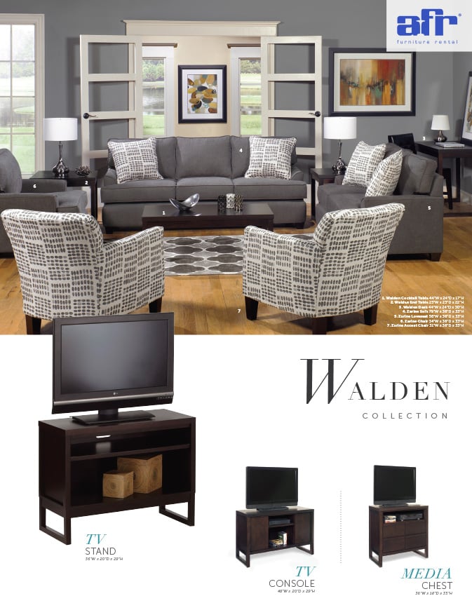 AFR Furniture Rental - North Texas Corporate Suites Rental Order